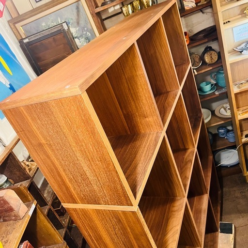 無印　無印良品　MUJI スタッキングシェルフ　スタッキングシェルフセット・4段×３列・ウォールナット材　ウォルナット　棚　シェルフ　ラック　4×5