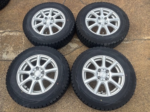185/70R14 バリ山 ダンロップ ウィンターマックス　アルミ付 4本