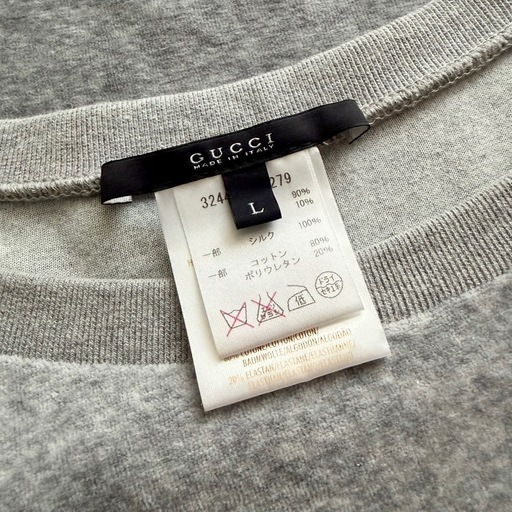 値下げ！美品！GUCCI グッチ◎ベロアワンピース グレー系