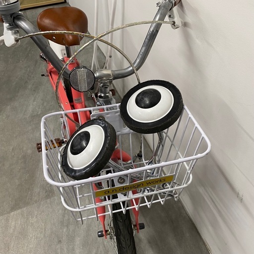 a.n.desigh works 子供用自転車 16インチ 補助輪 補助用ハンドル付き ジュニアサイクル 札幌市白石区 モノリス A29