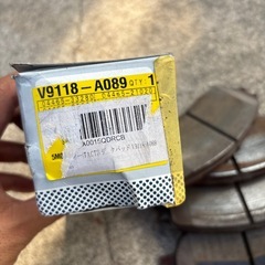 使用走行10km　トヨタ　ブレーキパッドの画像