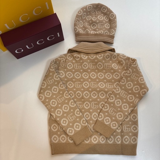 【新品タグ付き】 GUCCI カーディガン 帽子セット