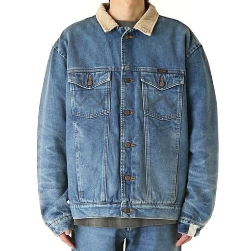 N.HOOLYWOOD COMPILE LINE x Wrangler エヌハリウッド ミスターハリウッド コンパイルライン ラングラー 24AW 別注 DENIM JACKET デニムジャケット 6242-WR01 pieces 38 BLUE Gジャン アウター【新古品】【中古】【N.HOOLYWOOD COMPILE LINE × Wrangler】