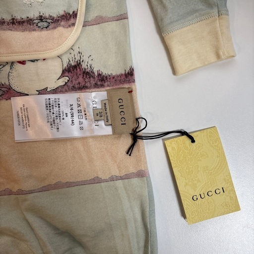【新品タグ付き 】GUCCI ロンパース・スタイ・帽子セット