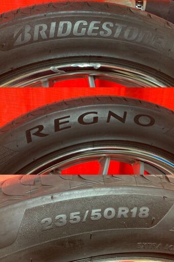 SSR 18インチ レグノ 235/50R18 2025年製 アルファード ヴェルファイア PCD114.3