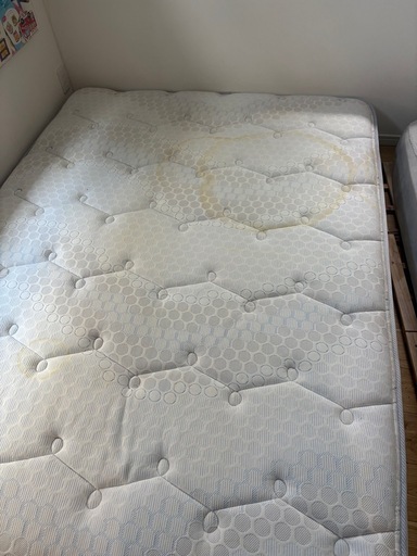 無印良品 ダブルベッド ※マットレスシミあり