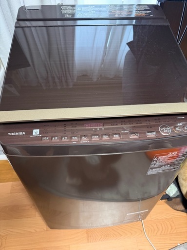 東芝　乾燥機能付　10kg/5kg 縦型洗濯機