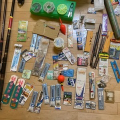 釣り引退品　釣り道具まとめ売りの画像