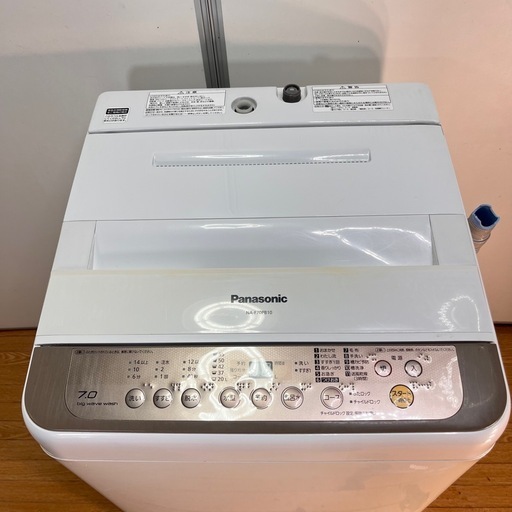 Panasonic7kg 洗濯機　2017年製 動作確認済み