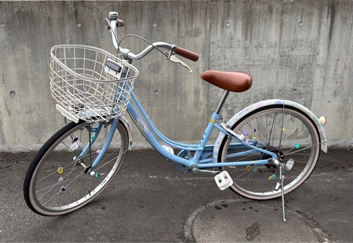 お値下げしました！！ブリヂストン　ジュニア22インチ水色自転車