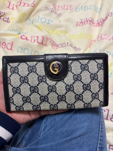 【希少】GUCCI（グッチ）オールドグッチ 長財布 GGスプリーム
