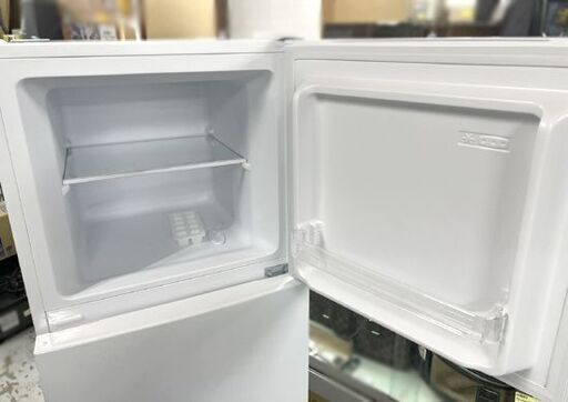 138L 2023年製 2ドア冷蔵庫 マクスゼン JR138ML01WH ホワイト 100Lクラス ☆ 札幌市 白石店