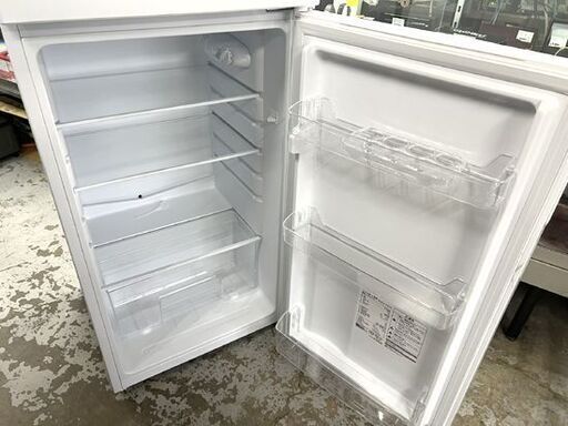 138L 2023年製 2ドア冷蔵庫 マクスゼン JR138ML01WH ホワイト 100Lクラス ☆ 札幌市 白石店