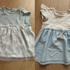 ベビーワンピース　80cm相当セットの画像