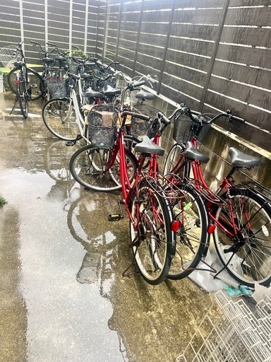 自転車を数台