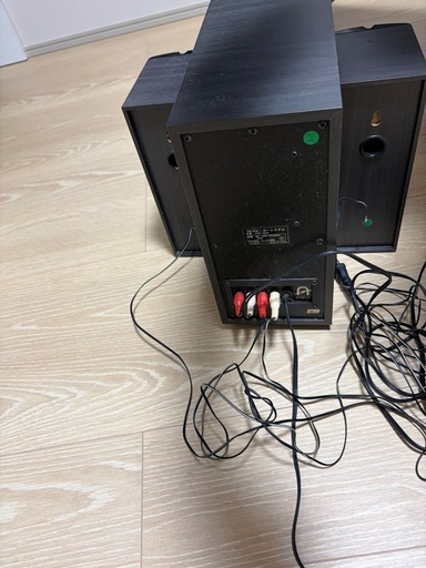 AudioComm  レトロスピーカー　外付けスピーカー　3Dスピーカー