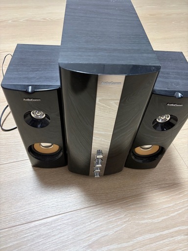 AudioComm  レトロスピーカー　外付けスピーカー　3Dスピーカー