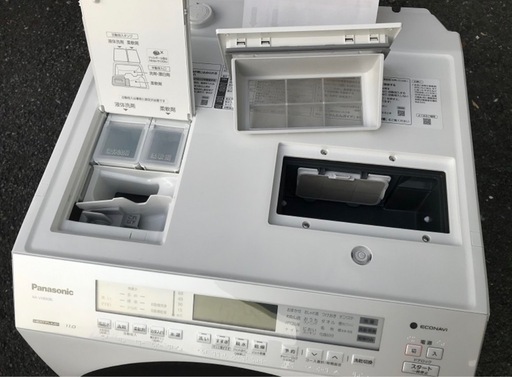 【全国最安値】?2022年購入Panasonicドラム式洗濯乾燥機　ヒートポンプ自動洗剤NA-VX800B 配達無料