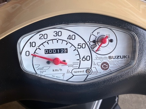 低走行❗️スズキ レッツ LETS CA4AA 12km 原付 4スト 無料配送有 現状販売 現車確認必須❗️ バンガレージ神奈川