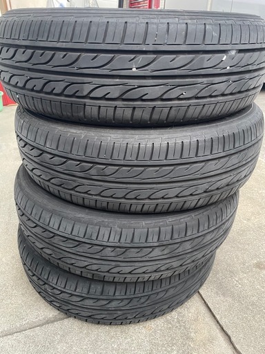 タイヤ175/65R15 4本 製造年4922ダンロップEC202バラ売り交換可 