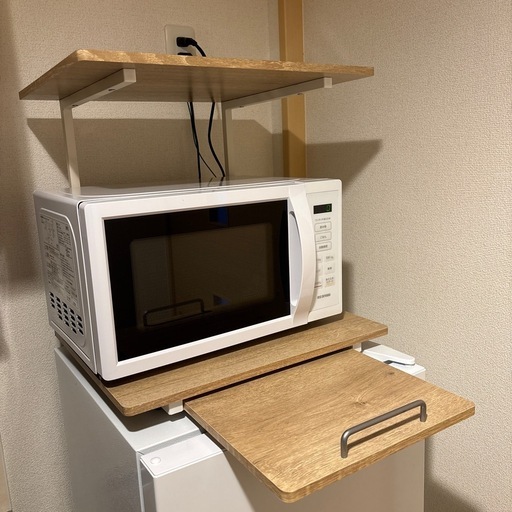電子レンジ＋レンジ上ラックセット