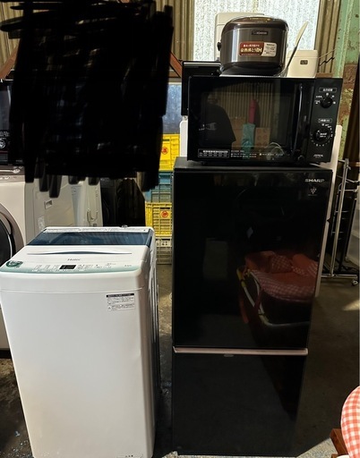 　学生や引越しの方むけの　冷蔵庫　電子レンジ　洗濯機 炊飯器　セット　　　