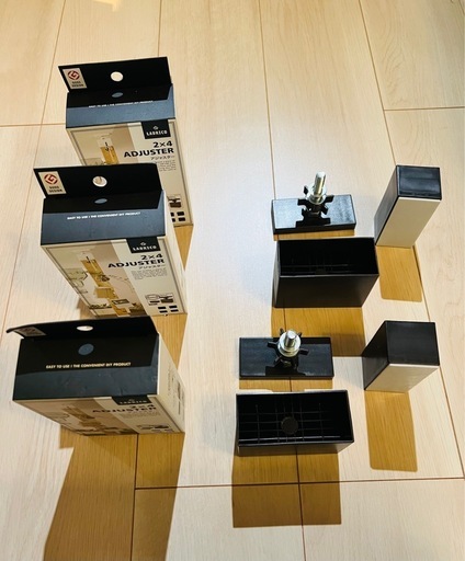 【新品・中古計5セット】ラブリコ 2×4 アジャスター（ブロンズ）まとめ売り