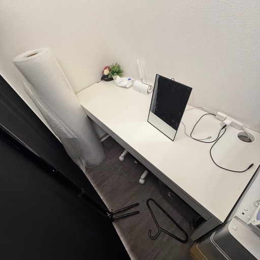 IKEA イケア　　ミッケ　白　　142×50×75