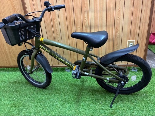 16インチ キッズバイク TEMPERATE 幼児用自転車 カゴ付き 美品