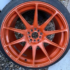 XXR 18インチホイール7J 18×9 2本 (蜜っち) 石巻あゆみ野のタイヤ 