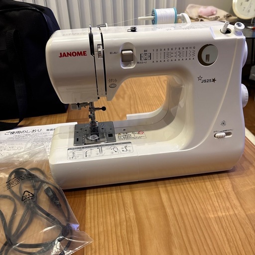 決まりました。電動ミシン　美品ジャノメミシン