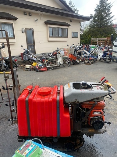 オリンピア　自走式クローラ　噴霧機　動噴　散布機　RP30ーH130 動作確認OK 