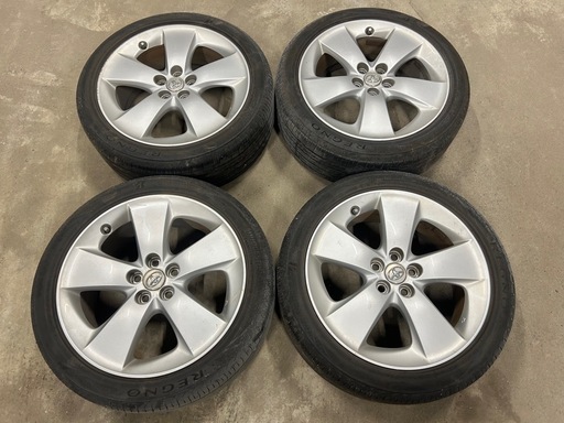 トヨタプリウス純正BRIDCESTONE夏タイヤアルミ付き215/45r17 19年製17 