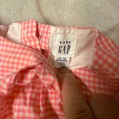 babyGAP✳︎ギンガムチェック上下セットの画像