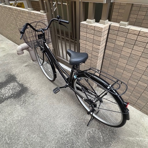 【値下げ済み】【美品】自転車 27インチ ブラック　ママチャリ