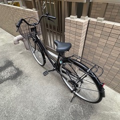 美品】自転車 27インチ ブラックママチャリ (ぱるた) 神奈川新町の 