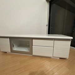 美品　ニトリテレビ台　ホワイトの画像