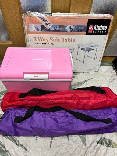 アウトドア用品（テーブル、椅子、クーラーボックス）） (まきぶた 