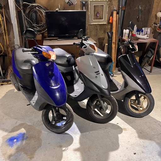 2ストスクーター3台セット