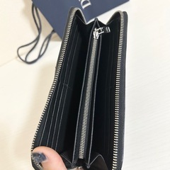 👖DIESEL🪐 シンプル長財布レザーブラック　X09015 ラウンドファスナー　シンプルの画像