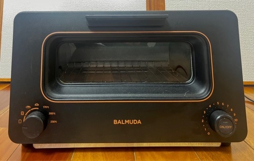 「受け渡し決定」?必見【美品】BALMUDA スチームトースター ブラック