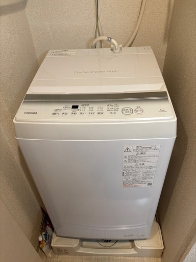 受け渡しの方が決まりました　【引渡し日限定】2024年製　東芝洗濯機　容量5Kg