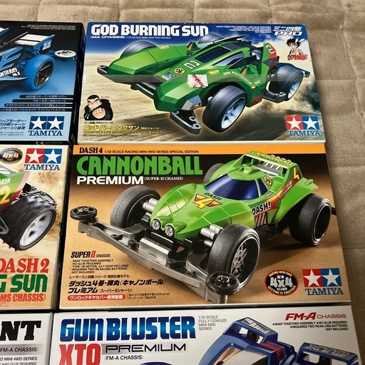 タミヤミニ四駆プラモデルまとめ売り！新品