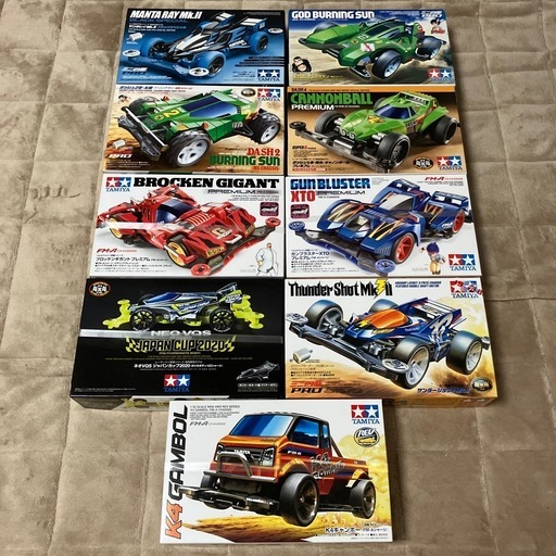 タミヤミニ四駆プラモデルまとめ売り！新品