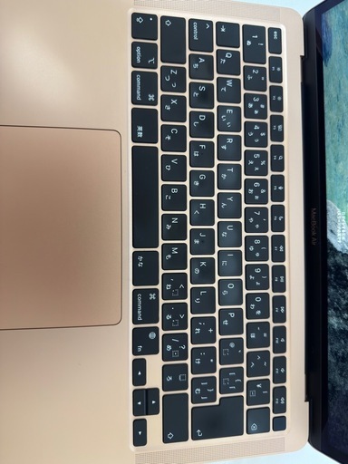 Apple MacBook Air 13インチ M1チップ 8GB/256GB ゴールド A2337
