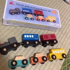 トレイン 汽車 木製 磁石 エドインター おもちゃ 乗り物 働く...