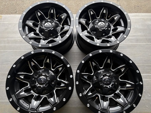 FUEL 15×8J 5H139.7PCD INSETマイナス18 4本 ジムニーシエラノマドに