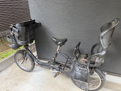 値下げPanasonic電動自転車　前後子ども乗せシート付き