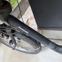値下げPanasonic電動自転車　前後子ども乗せシート付きの画像