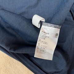 ユニクロ　2枚セット　マイクラTシャツ　エアリズム　キッズ110サイズ　ネイビーの画像